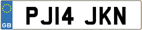 Truck License Plate